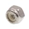 Prime-Line Nylon Insert Lock Nut, #8-32, 18-8 Stainless Steel, Not Graded, Plain, 25 PK 9074952 - alternate 1